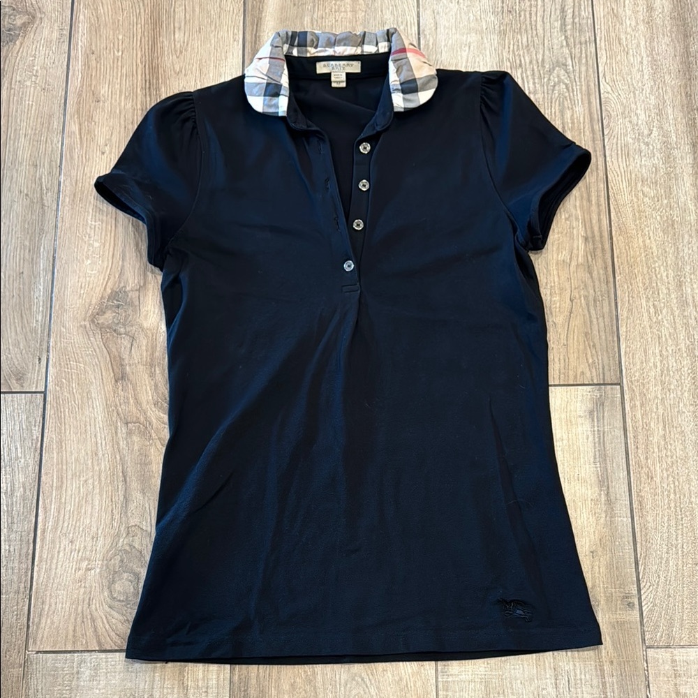 Burberry Ladies Fitted Polo - Size M